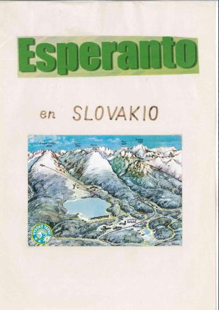 Esperanto in Slovakia – sheet 1