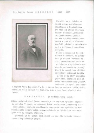 Esperanto in Slovakia – sheet 3