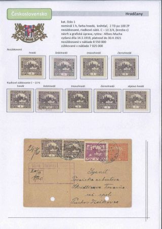 Czechoslovakia 1918 - 1939 (Part I) – sheet 2