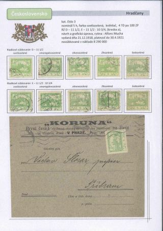 Czechoslovakia 1918 - 1939 (Part I) – sheet 5