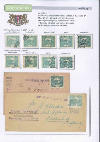 Czechoslovakia 1918 - 1939 (Part I) – sheet 7