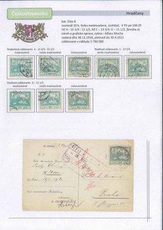 Czechoslovakia 1918 - 1939 (Part I) – sheet 14