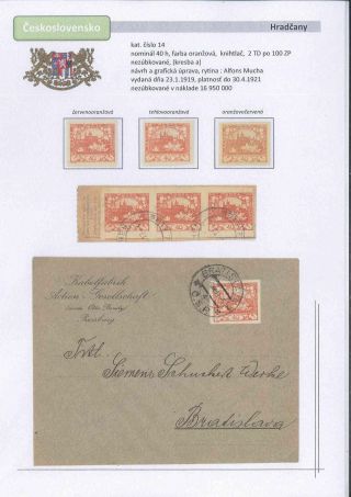 Czechoslovakia 1918 - 1939 (Part I) – sheet 21