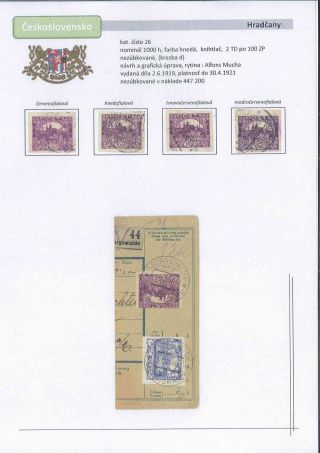 Czechoslovakia 1918 - 1939 (Part I) – sheet 33