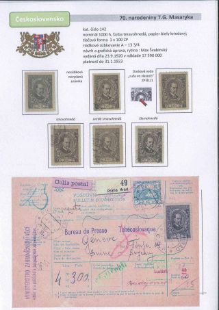 Czechoslovakia 1918 - 1939 (Part I) – sheet 37