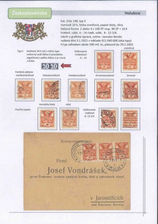 Czechoslovakia 1918 - 1939 (Part I) – sheet 44