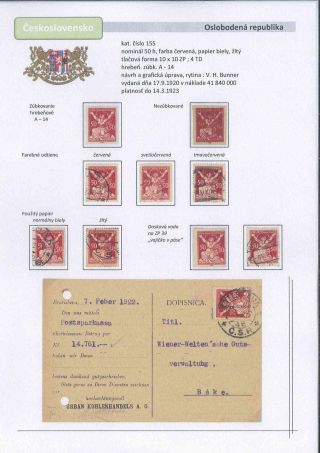 Czechoslovakia 1918 - 1939 (Part I) – sheet 52