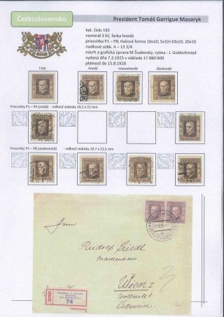 Czechoslovakia 1918 - 1939 (Part I) – sheet 74