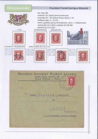 Czechoslovakia 1918 - 1939 (Part I) – sheet 76