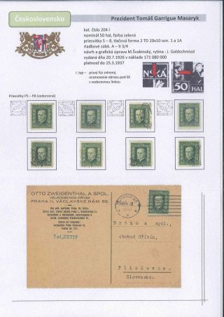 Czechoslovakia 1918 - 1939 (Part I) – sheet 85
