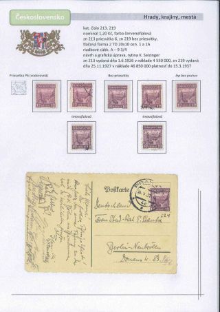 Czechoslovakia 1918 - 1939 (Part I) – sheet 91