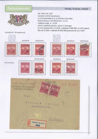 Czechoslovakia 1918 - 1939 (Part I) – sheet 92