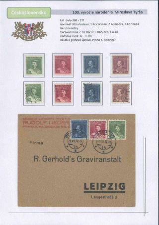 Czechoslovakia 1918 - 1939 (Part II) – sheet 2