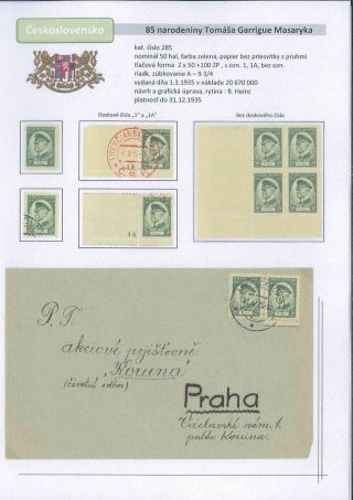 Czechoslovakia 1918 - 1939 (Part II) – sheet 10