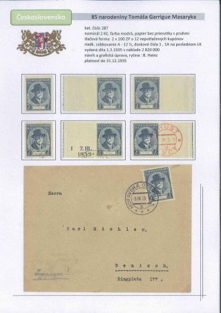 Czechoslovakia 1918 - 1939 (Part II) – sheet 12