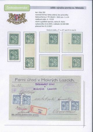 Czechoslovakia 1918 - 1939 (Part II) – sheet 16
