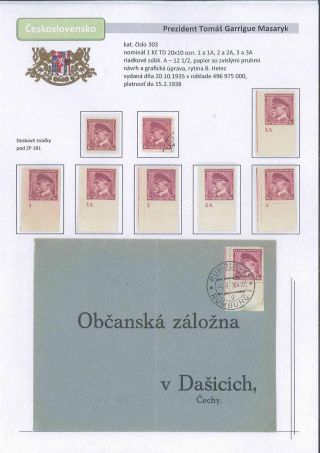 Czechoslovakia 1918 - 1939 (Part II) – sheet 25