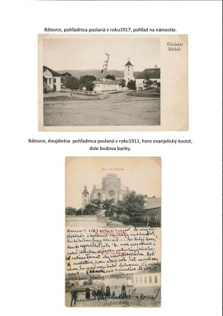 Pohľadnice Pukanca a Bátoviec – list 25