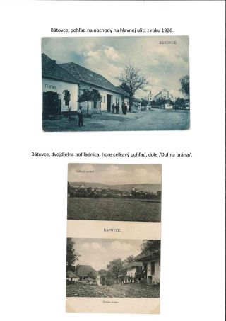 Pohľadnice Pukanca a Bátoviec – list 28