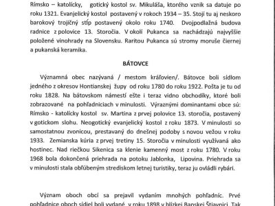Postcards of Pukanec and Batovce