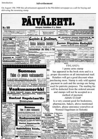 DIE FINNISCHE TRAUERMARKE – Blatt 9