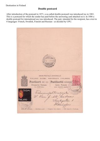 DIE FINNISCHE TRAUERMARKE – Blatt 18
