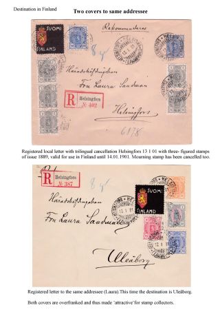 DIE FINNISCHE TRAUERMARKE – Blatt 23