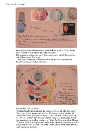 DIE FINNISCHE TRAUERMARKE – Blatt 29