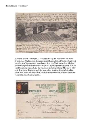 DIE FINNISCHE TRAUERMARKE – Blatt 40