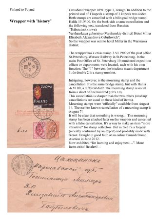 DIE FINNISCHE TRAUERMARKE – Blatt 43