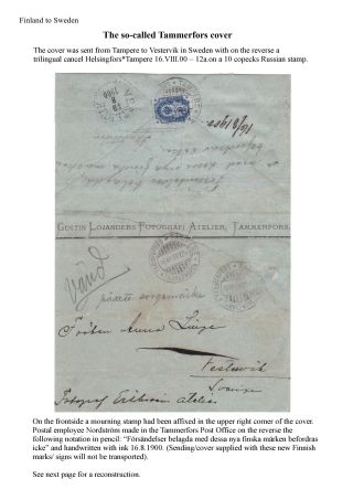 DIE FINNISCHE TRAUERMARKE – Blatt 44