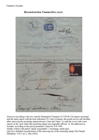 DIE FINNISCHE TRAUERMARKE – Blatt 45