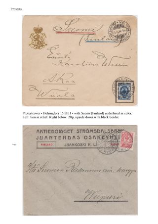 DIE FINNISCHE TRAUERMARKE – Blatt 78