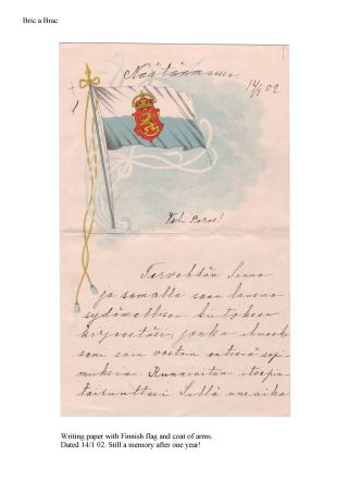 DIE FINNISCHE TRAUERMARKE – Blatt 110