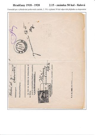 HRADCANY 1918-1920 – sheet 52