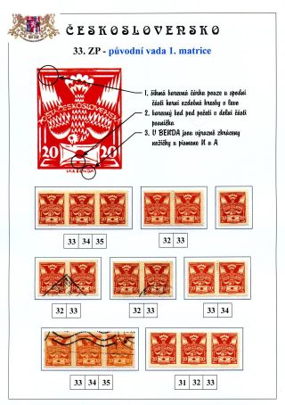 DIE TAUBE 20 H ORANGE TYPE II. - STUDIE DER RETUSCHEN – Blatt 4