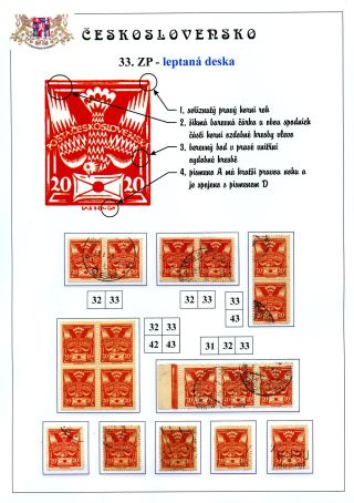 DIE TAUBE 20 H ORANGE TYPE II. - STUDIE DER RETUSCHEN – Blatt 7
