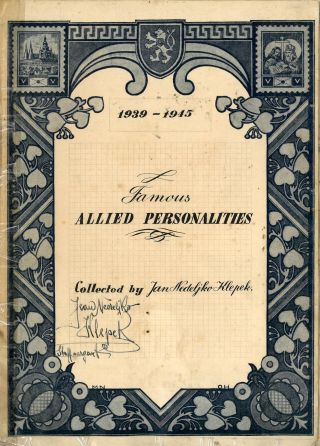 FAMOUS ALLIED PERSONALITIES 1939-1945 – sheet 1