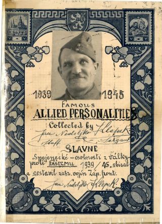 FAMOUS ALLIED PERSONALITIES 1939-1945 – sheet 3