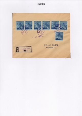VORLÄUFIGE STEMPELN DER OPAVA (TROPPAU) REGION 1945-6 – Blatt 8
