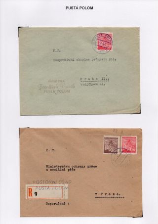 VORLÄUFIGE STEMPELN DER OPAVA (TROPPAU) REGION 1945-6 – Blatt 22