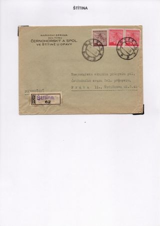 VORLÄUFIGE STEMPELN DER OPAVA (TROPPAU) REGION 1945-6 – Blatt 24
