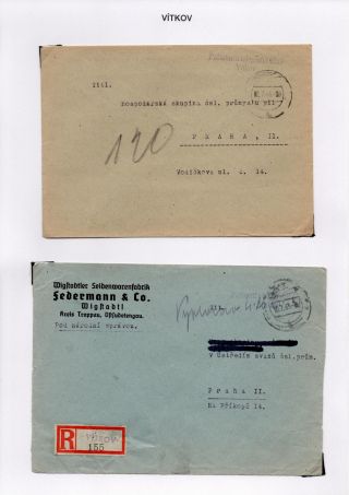 VORLÄUFIGE STEMPELN DER OPAVA (TROPPAU) REGION 1945-6 – Blatt 27