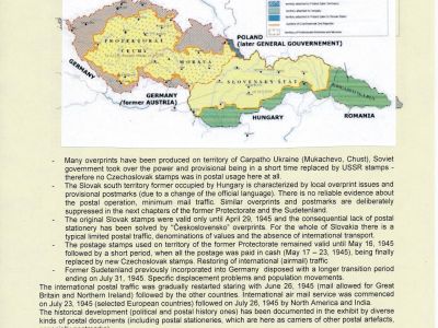 RESTORATION OF POSTAL OPRATION IN CZECHOSLOVAKIA AFTER WWII