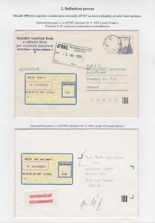 PROJEKT APOST NA POŠTÁCH ČESKÉ REPUBLIKY 1994-2019 – list 4