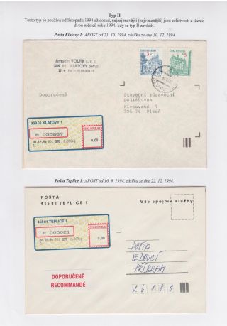 PROJEKT APOST NA POŠTÁCH ČESKÉ REPUBLIKY 1994-2019 – list 12