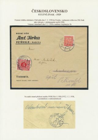 ČESKOSLOVENSKO - STÁTNÍ ZNAK 1929 – list 27