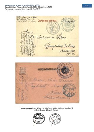 K.U.K. KRIEGSMARINE 1914-1918 – sheet 6