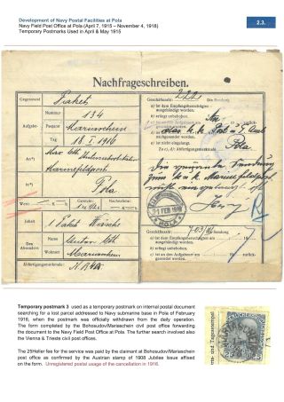 K.U.K. KRIEGSMARINE 1914-1918 – sheet 8
