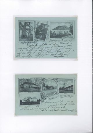Zeliezovce on postcards – sheet 2